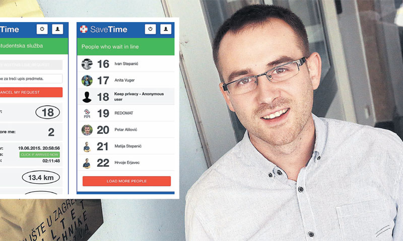 Matija Stepanić, autor aplikacije SaveTime/Borna Filić/PIXSELL
