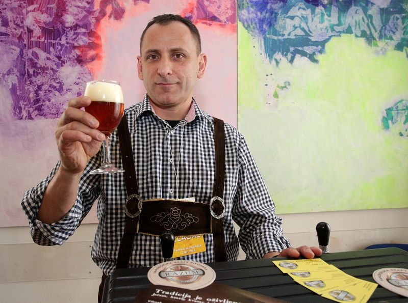 Franjo Razum, vlasnik Samoborske pivovare Razum. Photo: Zarko Basic/PIXSELL