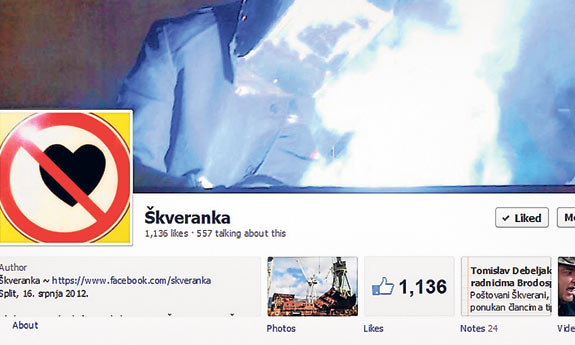 Stranicu Škveranka, koju je pokrenula radnica Anita Matijaš, dnevno posjeti preko 1000 ljudi