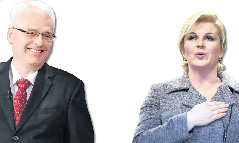 Ivo Josipović; Kolinda Grabar Kitarović/PIXSELL