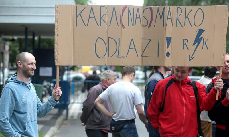 Radnici Končar Elektro-industrije prosvjedovali su nedavno zbog skidanja njihove tvrtke s popisa oni