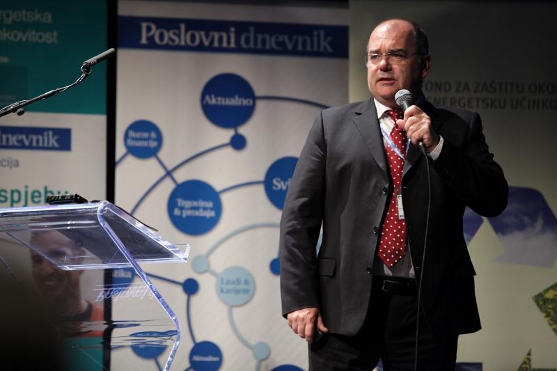 Prezentacija Svena Mullera, direktora FZOEU-a. Photo: Grgur Zucko/PIXSELL