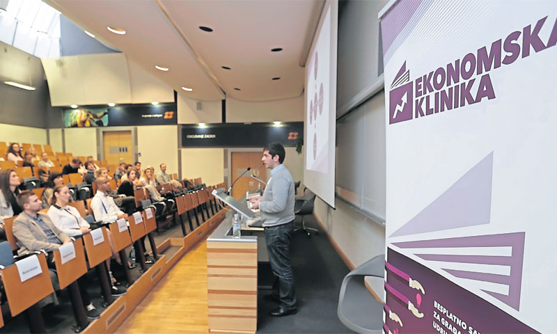 Naša vizija jest razviti se u vodeću neprofitnu udrugu koja stvara društvo u kojem se ekonomska pism