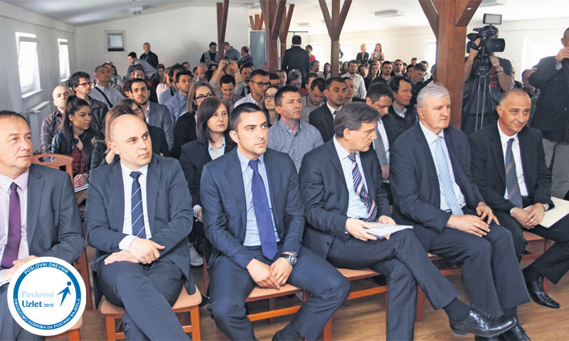 Gradski i županijski čelnici s poduzetnicima su ugostili i ministra gospodarstva Ivana Vrdoljaka/Mar