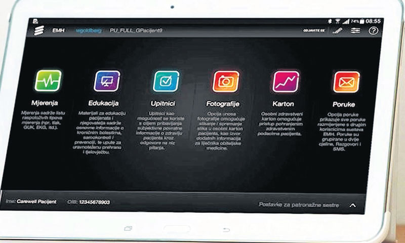 Svi timovi koriste Ericsson Mobile Health sustav za udaljeni medicinski nadzor pacijenata