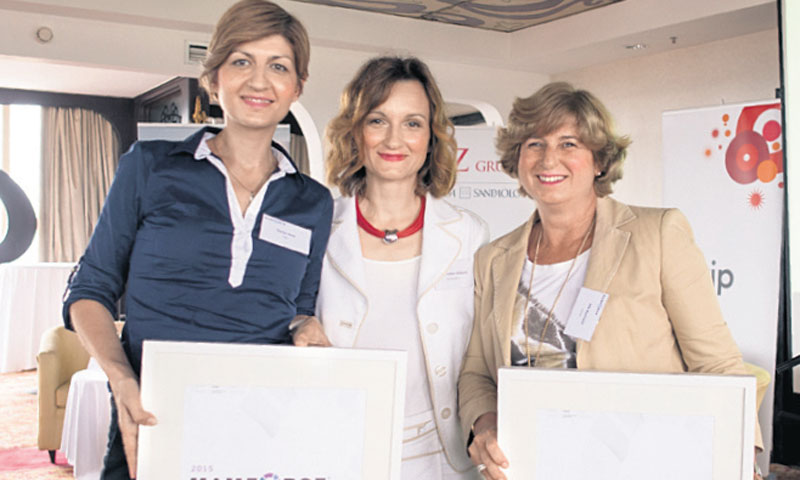 Darija Anić (PBZ), Dijana Kobas Dešković (MAMFORCE®) i Alis Kaznačić (Vipnet)