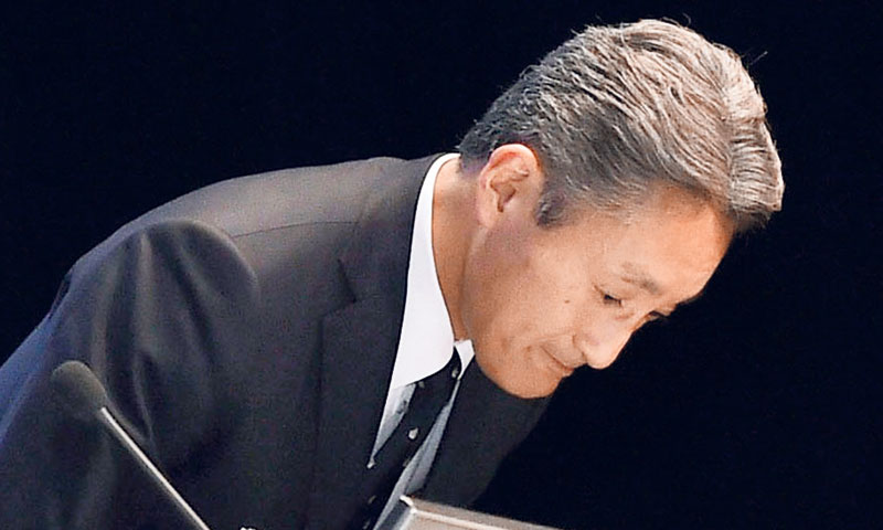 Teško da je naklon predsjednika Uprave Sonyja Kazuoa Hiraija udobrovoljio ulagače/REUTERS