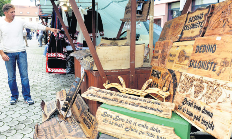 Izložene i drvene rukotvorine/Marko Jurinec/PIXSELL