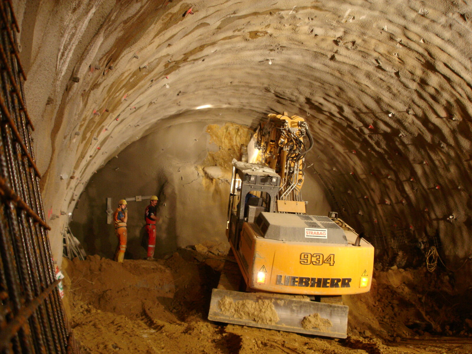 Iskop tunela Ganzsteintunnel 2006; izvor: Schubert/TU Graz