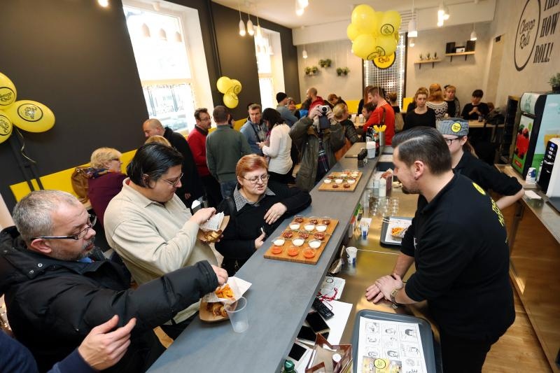 Otvorenje restorana ChevapRolls u Zagrebu, Foto: Goran Jakuš / Pixsell