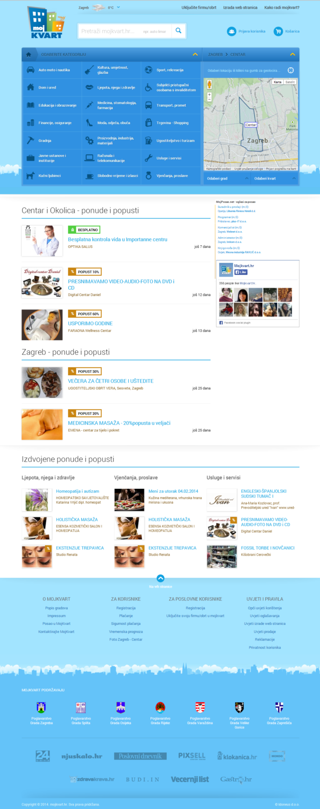Redizajn portala MojKvart.hr
