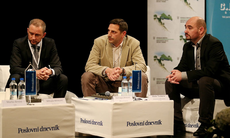 Mihajlo Mirković (TE Plomin), Domagoj Brković (Brković d.o.o) i Mate Teskera (Ministarstvo zaštite o
