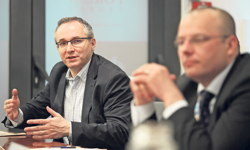 Damir Sabol (Računi.hr) i Jan Sulik (Ministarstvo gospodarstva)/J. Galoić/PIXSELL