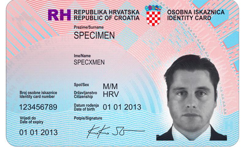 Nova osobna iskaznica (Izvor: MUP)