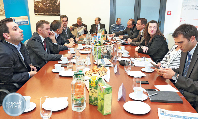 Sudionici okruglog stola Najpropulzivniji sektori/Žarko Bašić/PIXSELL