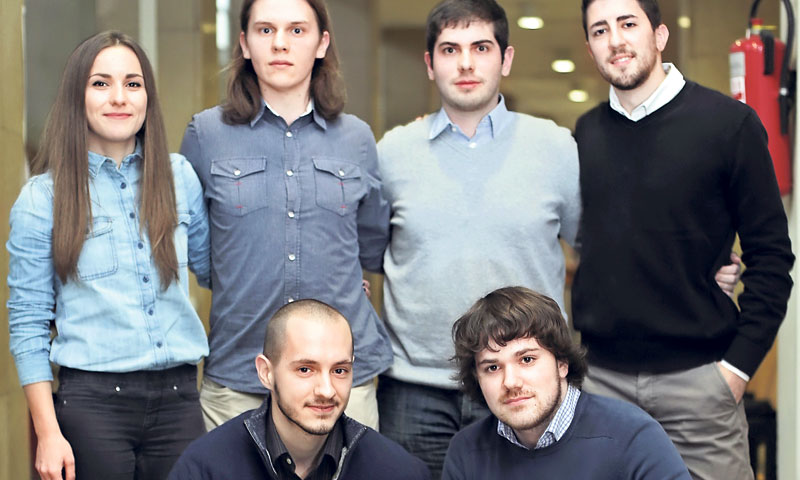 Osnivači Ekonomske klinike: Katarina Guja, Marin Grubić, Andrej Hanzir, Josip Golub, Emanuel Glasnov