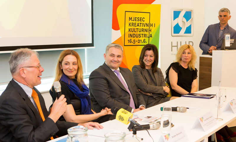 Projekt su predstavili Branko Baričević, Ivana Nikolić Popovic, Davor Majetić, Martina Bienenfeld i