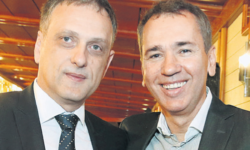 Anton Kliman sa zamjenikom Robertom Pauletićem /M. Cikotić/PIXSELL