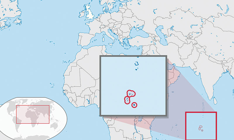 Arhipelag se nalazi se između Afrike i Indonezije/FOTOLIA