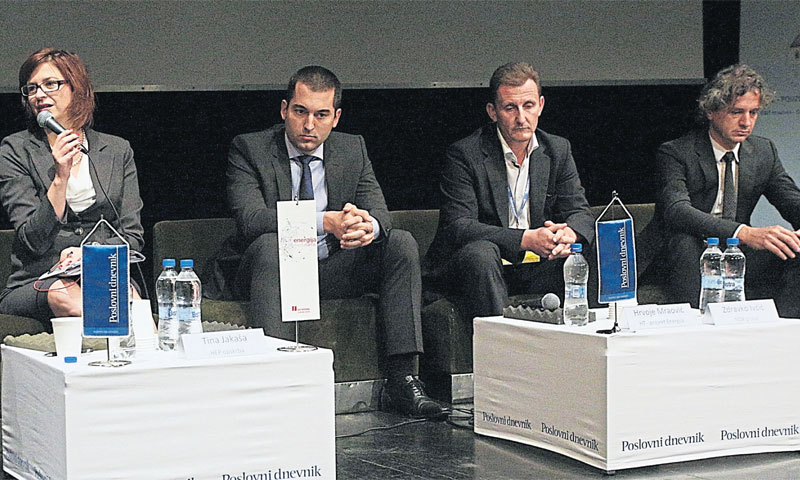 Tina Jakaša, HEP; Hrvoje Mraović, HT; Zdravko Ivčić, NOX grupa i Robert Golub, GEN-I/PIXSELL