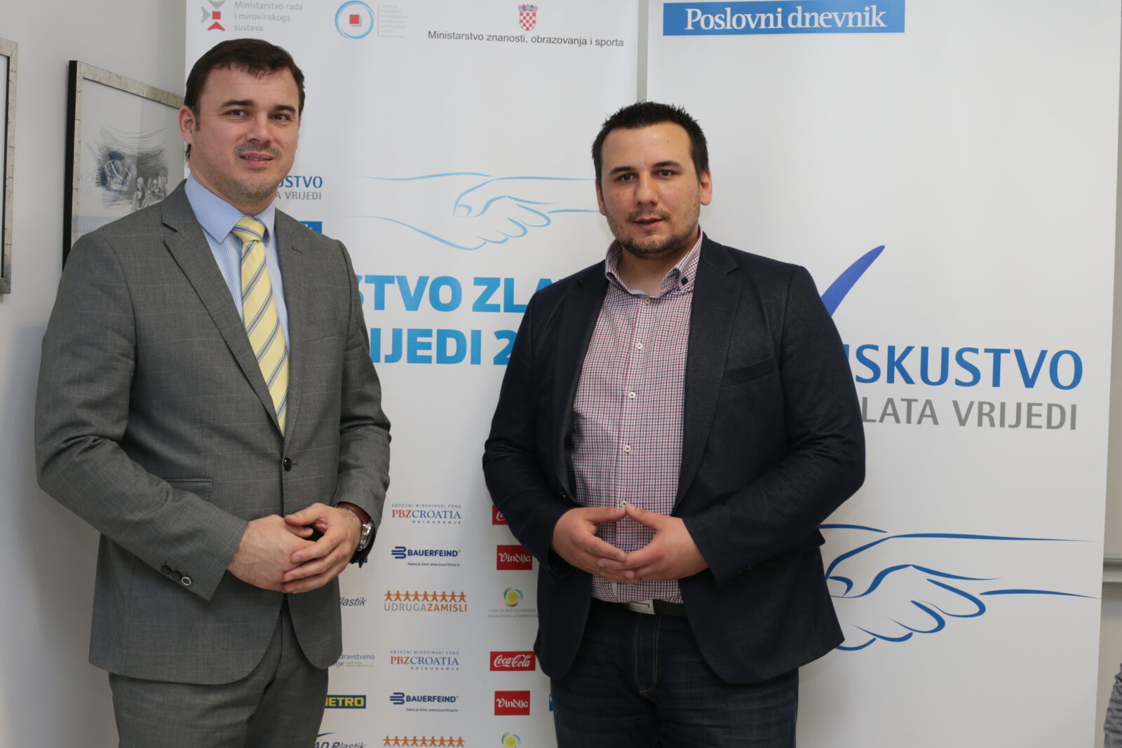 Miro Miljković, Styria i Danijel Ferić, predsjednik uprave Hrvatske lutrije