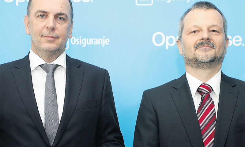 Gabrijel Škof i Neven Tišma, čelni ljudi Adriatic Slovenice