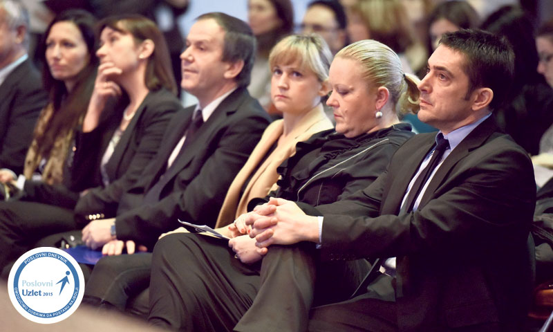 Nadica Žužak, pomoćnica ministra poduzetništva i glavni urednik Poslovnog dnevnika Mislav Šimatović