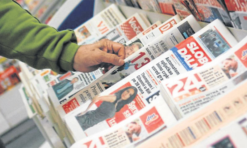 Hrvatsko novinarsko društvo traži jednaki status za sve dnevne novine, informativne tjednike i regio