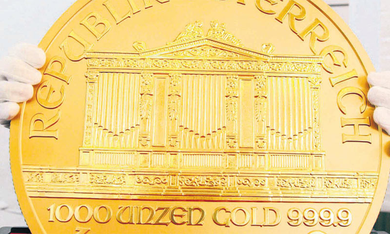 Najveći zlatnik na svijetu s vrijednošću od 100.000 eura iskovan je u švicarskoj tvornici Argor-Hear