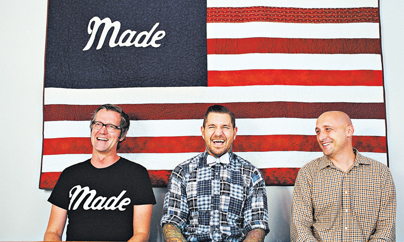 John Kieselhorst, Dave Schiff i Scott Prindle, osnivači tvrtke Made