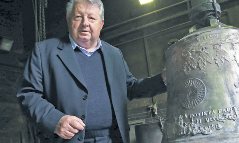 Šafranova tvrtka napravila je zvono za ovogodišnji Papin posjet Sarajevu/Igor Kralj/PIXELL