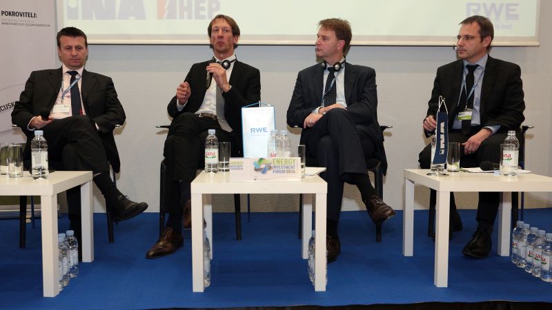 Tomislav Šerić, Achim Stuible, Tomislav Čorak i Karlo Kraus. Photo: Zarko Basic/PIXSELL