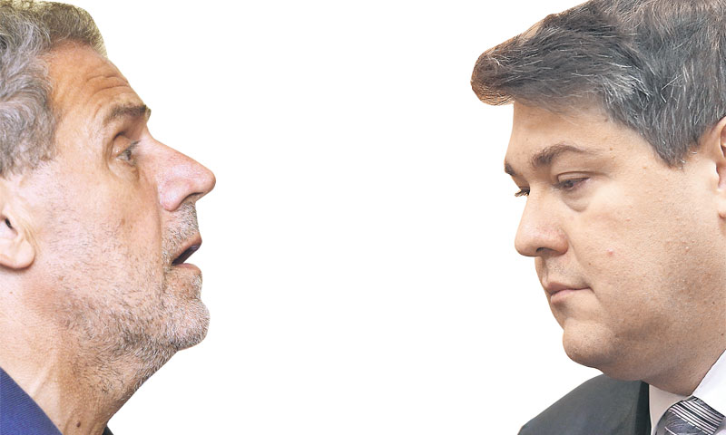 Milan Bandić, gradonačelnik Zagreba/Marko Lukunić/PIXSELL; Boris Lalovac, ministar financija/Patrik