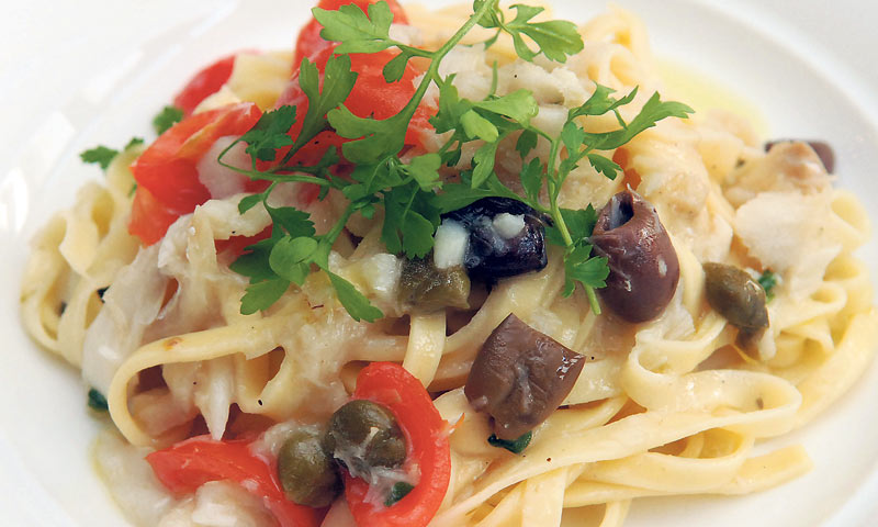 Tagliatelle sa svježim bakalarom