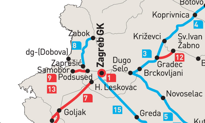 HŽ ima listu sa 15 projekata, a dva su već pokrenuta (na Glavnom kolodvoru u Zagrebu te na pruzi Nov