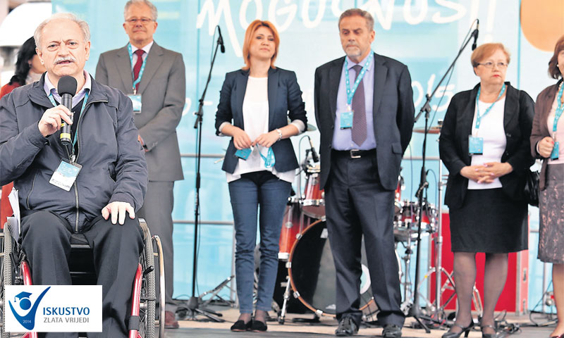 Milan Ožegović, predsjednik Društva tjelesnih invalida i organizator Festivala jednakih mogućnost, M