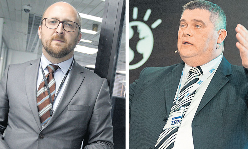 Hrvoje Somun, APIS IT i Damir Zec, IBM Hrvatska/ Borna Filić/PIXSELL