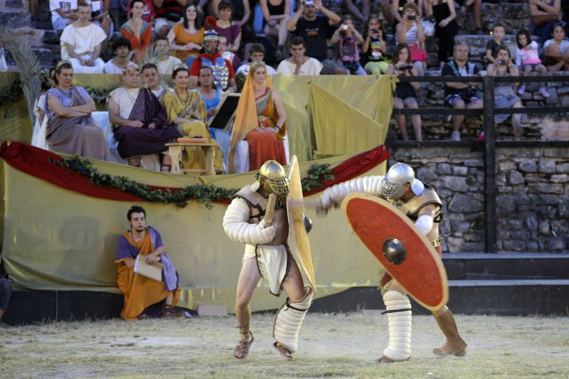 Gladijatori; Izvor: TZG Pula