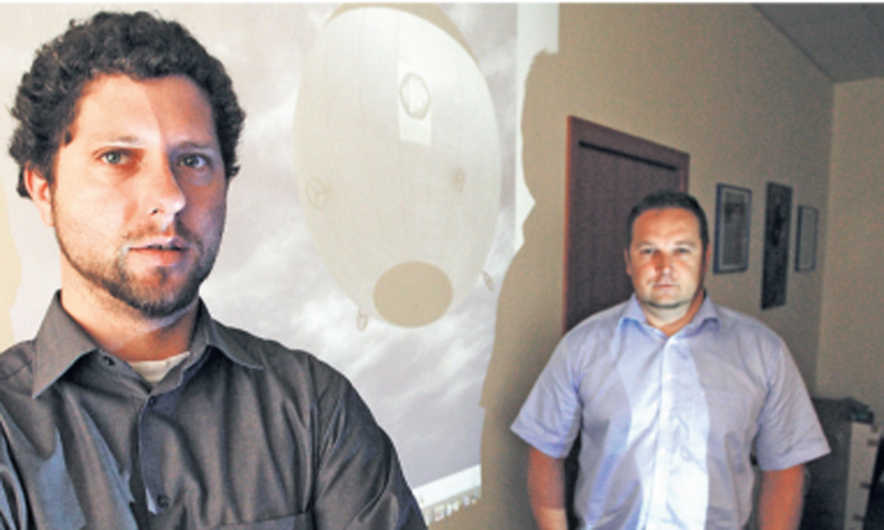 Hrvoje Pečnik i poslovni partner Robert Grlić (Ž. Hladika/PIXSELL)