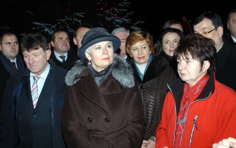 Bivša premijerka Jadranka Kosor na imanju Salajevih 2010. (Photo: Damir Spehar/PIXSELL)
