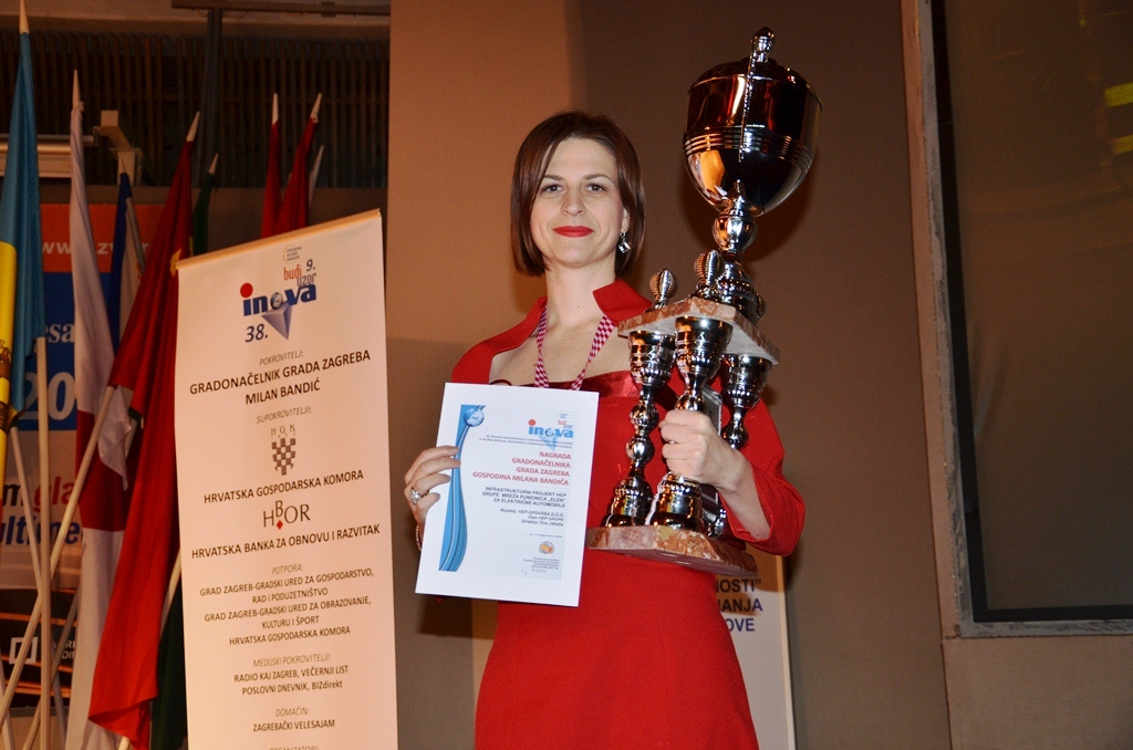 Fotografija: INOVA 2013 - Tina Jakaša, direktorica tvrtke HEP-Opskrba d.o.o. (Foto: croenergo.eu)