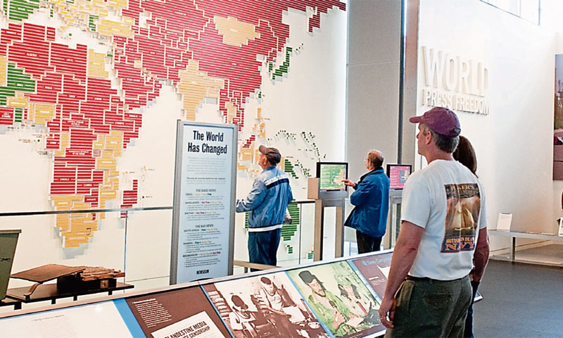 Newseum u Washingtonu jedna je od najboljih muzeja u SAD/SAM KITTNER /NEWSEUM/PIXSELL