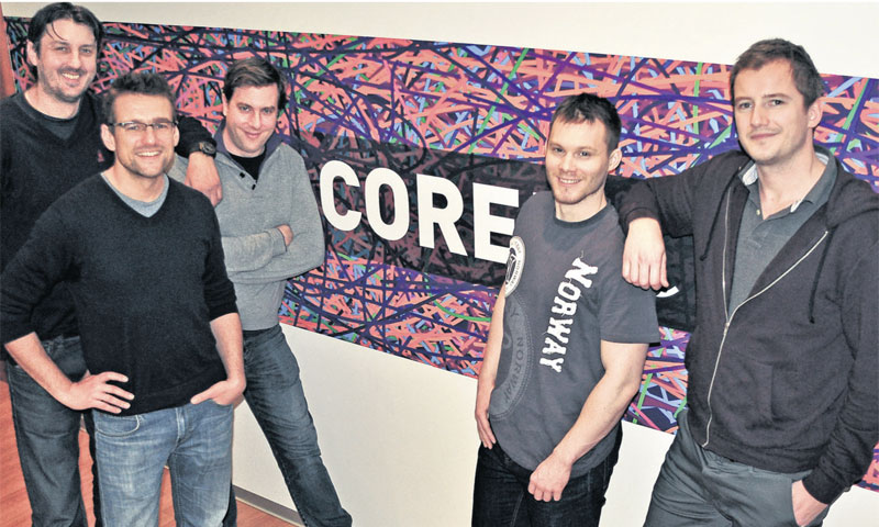 Mindoljević, Beck, Bene, Fabek i Katalenić (s lijeva nadesno) osnivači Core Interfacea/FOTO