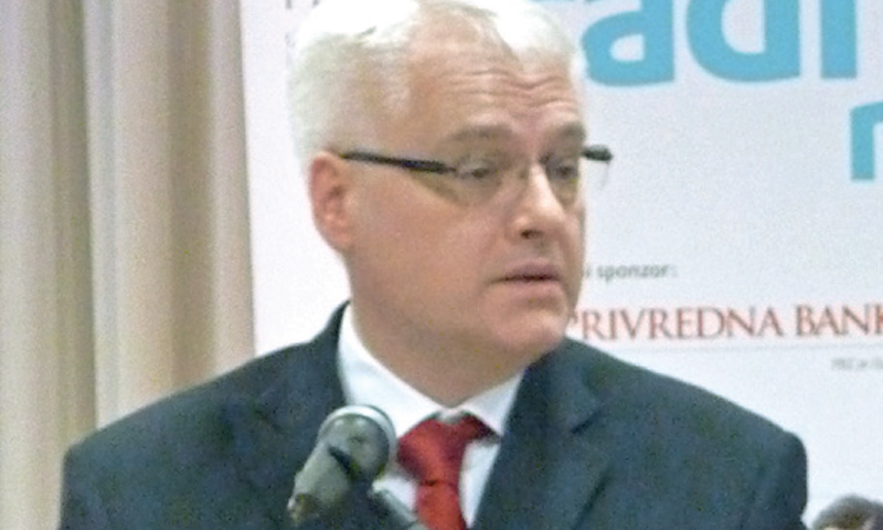 Ivo Josipović, predsjednik RH na Radnom ručku HUP-a