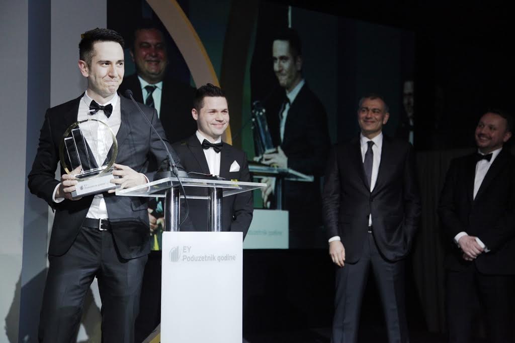 Zoran Vučinić i Alan Sumina, dobitnici nagrade EY Poduzetnik godine