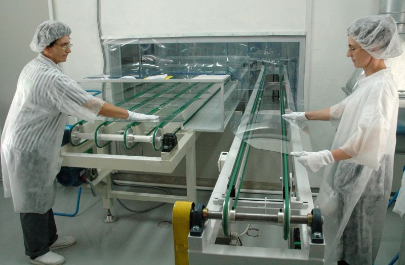 Proizvodnja stakla za automobile u pogonu Lipik Glasa. Photo: Dusko Mirkovic/Vecernji list