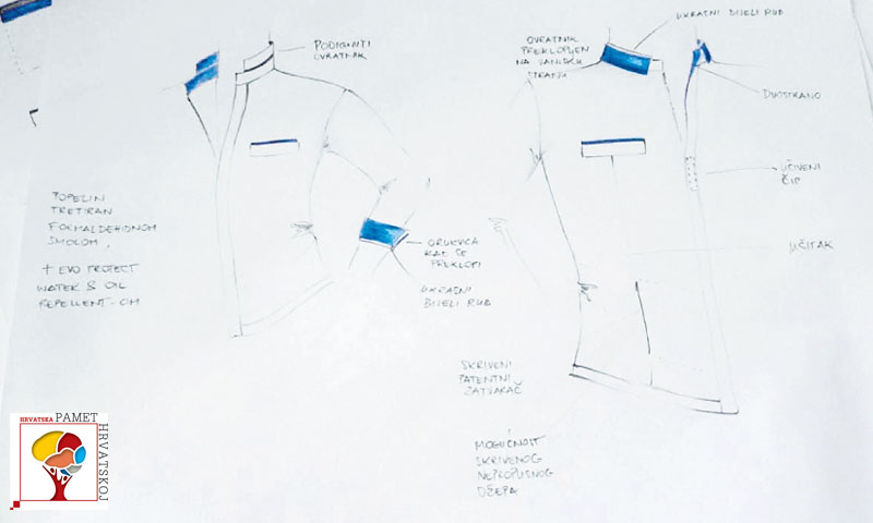 Izrađena je od posebnog pamuka koji se oplemenjuje raznim premazima što materijalu daje dodatnu vrij