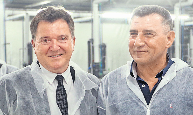 Predsjednik Uprave Adris grupe Ante Vlahović s umirovljenim generalom Antom Gotovinom, koji se bavi