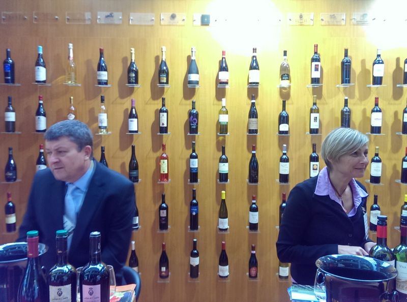 Vina Badela 1862 na izložbenom mjestu Eurowinesa