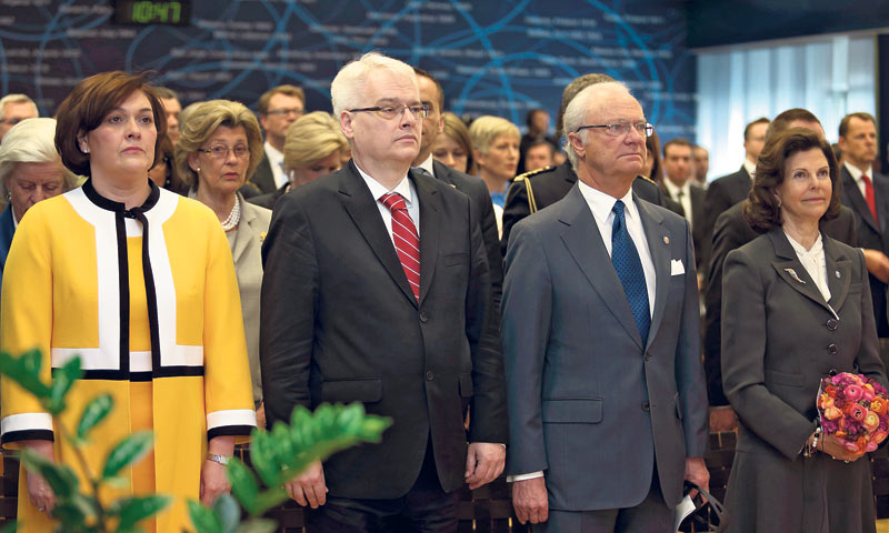 Predsjednik I. Josipović sa suprugom u društvu švedskog kraljevskog para/PIX